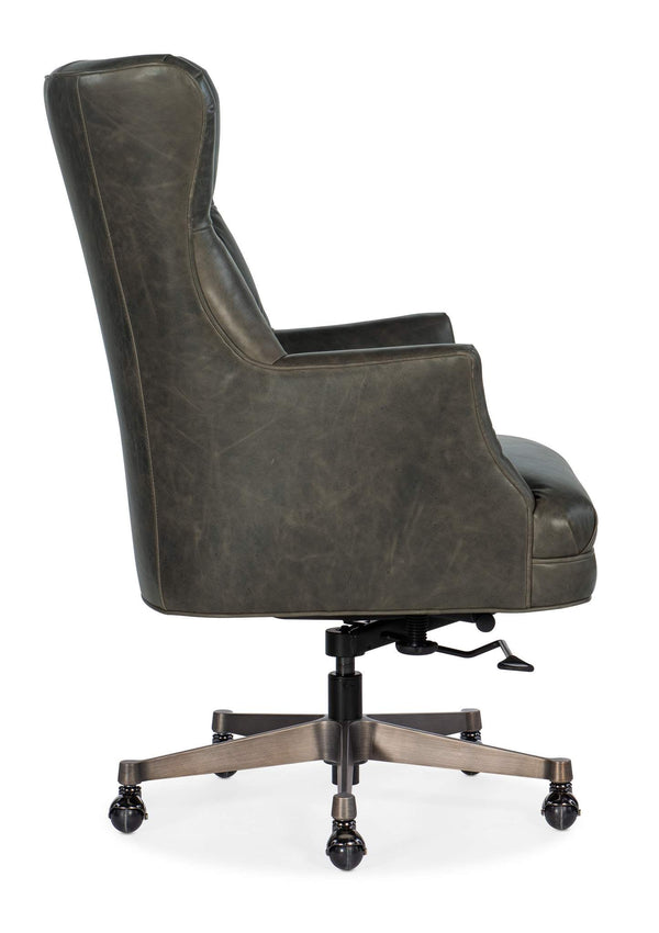 Safavieh Brinley Executive Swivel Tilt Chair - Grey | Hooker Furniture - EC466-091