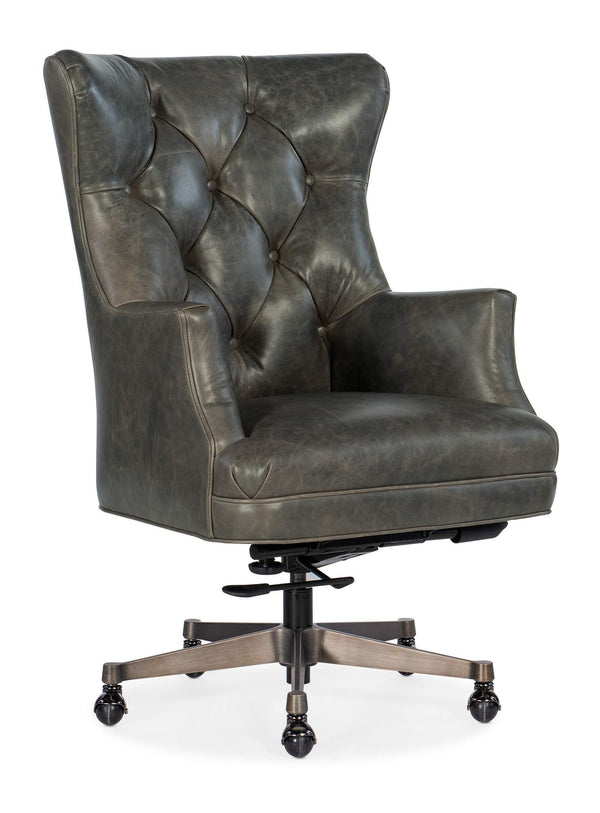 safavieh Brinley Executive Swivel Tilt Chair - Grey | Hooker Furniture - EC466-091