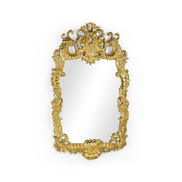 safavieh Buckingham Gilded Rococo Style Mirror | Jonathan Charles Furniture - 494372-GIL