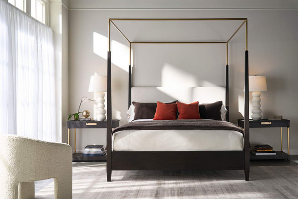 safavieh Cadence Metal Canopy Poster Bed - King | Century Furniture