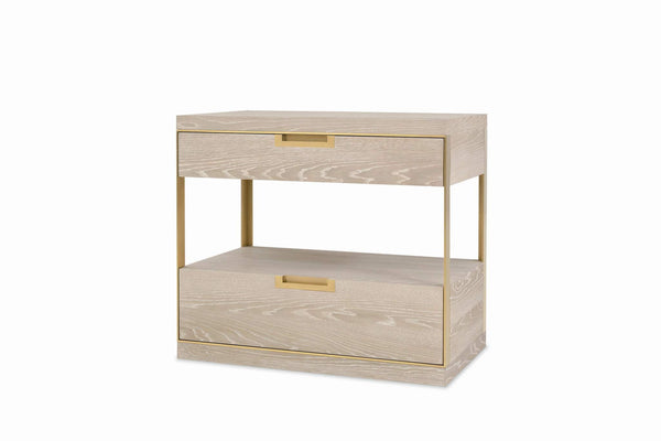 Safavieh Cadence Two Drawer Nightstand | Century Furniture