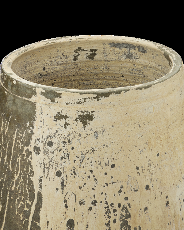 Safavieh Capaci Antique White Planter - Brown | Currey & Co - 2200-0015