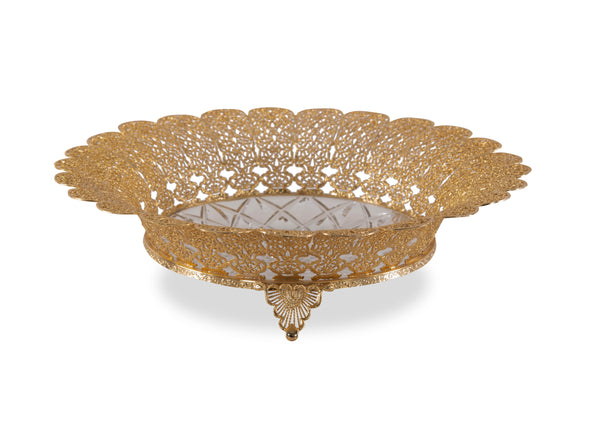 safavieh Carved Crystal Bowl | Maitland Smith - 8355-21