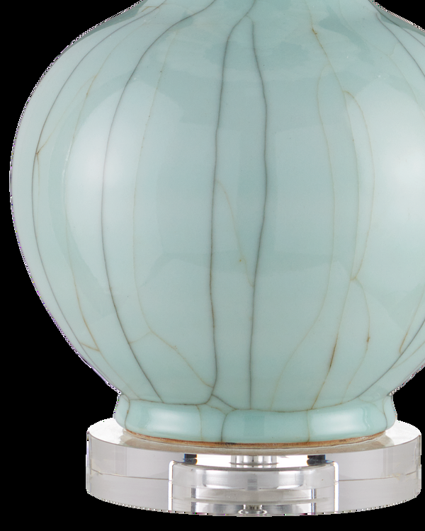 Safavieh Celadon Crackle Table Lamp - Green | Currey & Co - 6000-0976