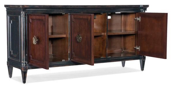 Safavieh Charleston Entertainment Console - Black | Hooker Furniture - 6750-55472-00