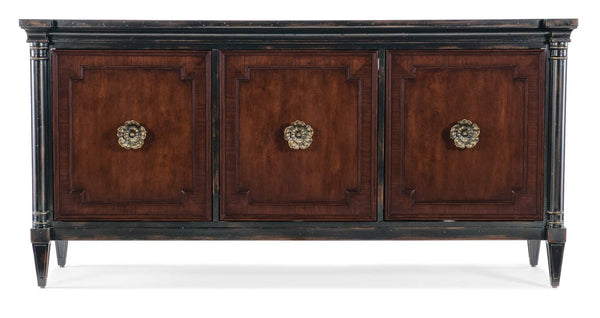 Safavieh Charleston Entertainment Console - Black | Hooker Furniture - 6750-55472-00