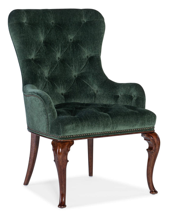 safavieh Charleston Host Chair - Green | Hooker Furniture - 6750-75500-37