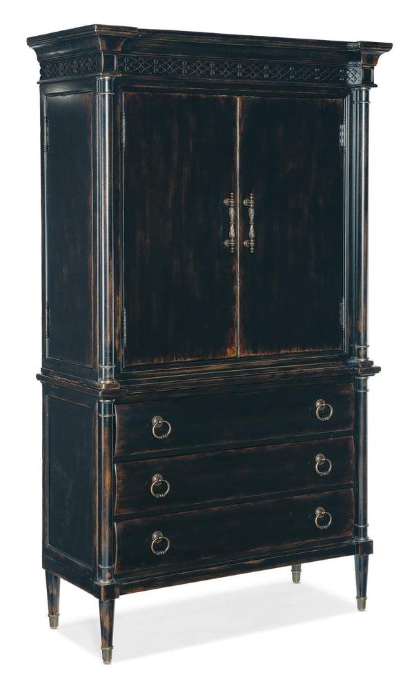 Safavieh Charleston Jewelry Armoire - Black | Hooker Furniture - 6750-90014-97