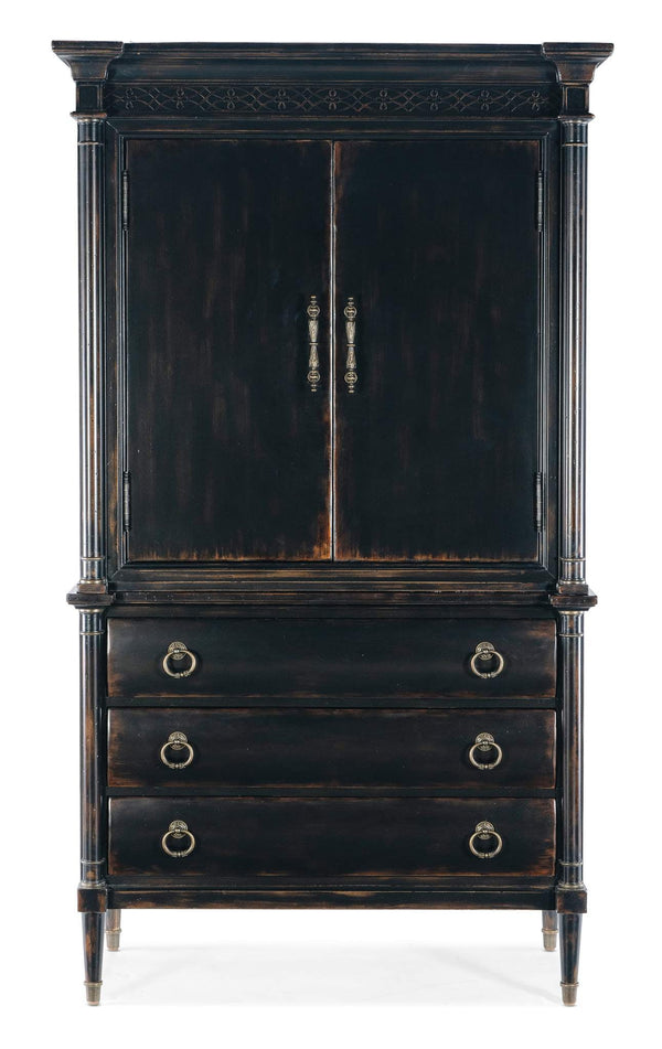 Safavieh Charleston Jewelry Armoire - Black | Hooker Furniture - 6750-90014-97