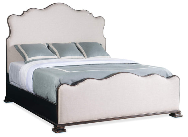 Safavieh Charleston King Upholstered Bed - Beige | Hooker Furniture - 6750-90866-97