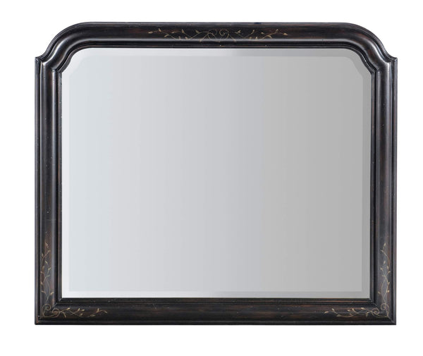 Safavieh Charleston Mirror - Black | Hooker Furniture - 6750-90004-97