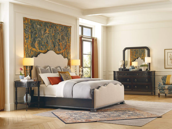 Safavieh Charleston Mirror - Black | Hooker Furniture - 6750-90004-97