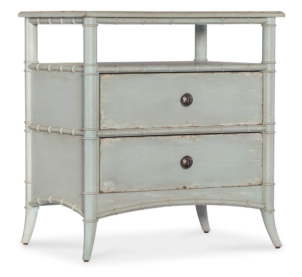 Safavieh Charleston Nightstand - Blue | Hooker Furniture - 6750-90216-40