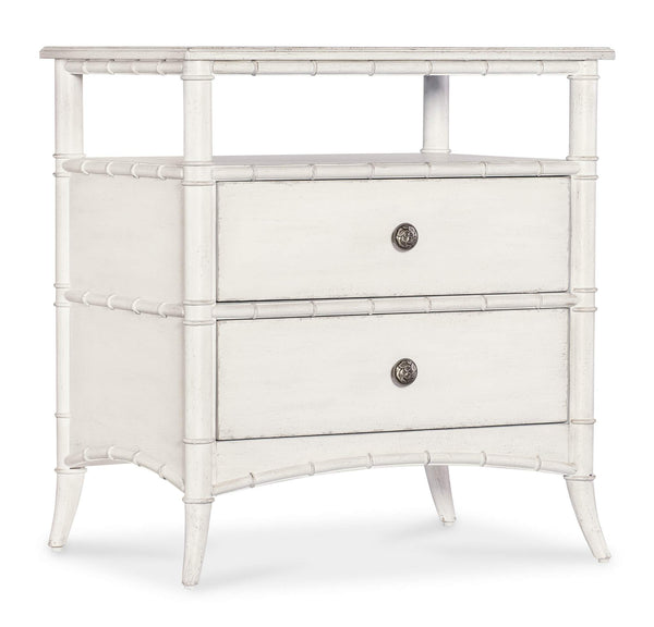 safavieh Charleston Nightstand - White/Cream/Beige | Hooker Furniture - 6750-90216-06