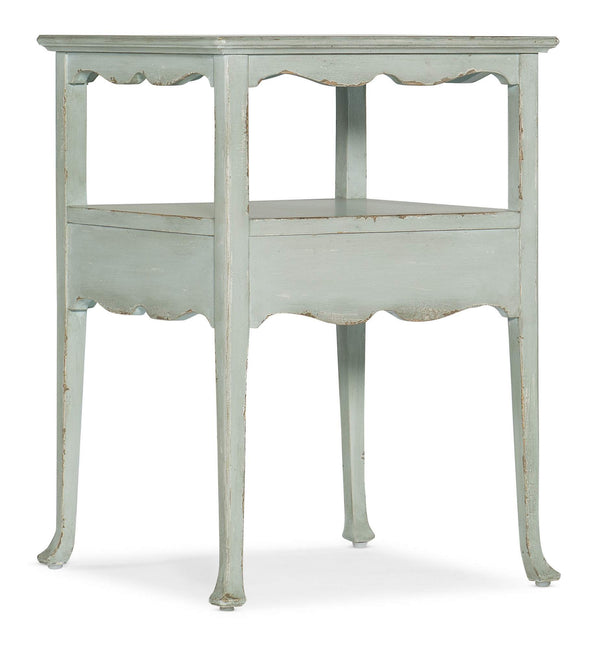 Safavieh Charleston One-Drawer Accent Table - Blue | Hooker Furniture - 6750-50005-40