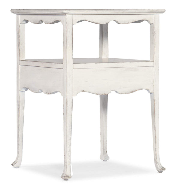 Safavieh Charleston One-Drawer Accent Table - White/Cream/Beige | Hooker Furniture - 6750-50005-05