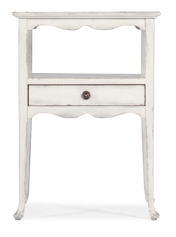 Safavieh Charleston One-Drawer Accent Table - White/Cream/Beige | Hooker Furniture - 6750-50005-05