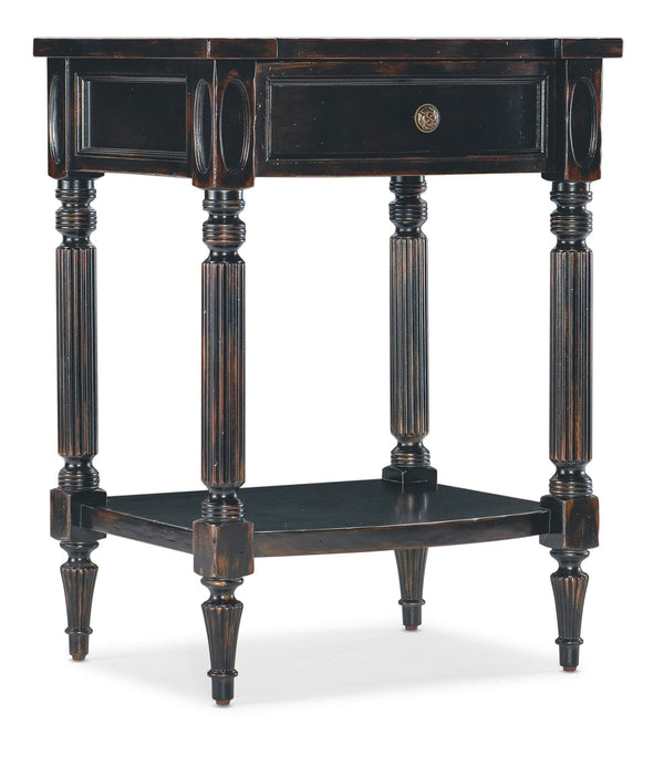 Safavieh Charleston One-Drawer Telephone Table - Black | Hooker Furniture - 6750-90317-97