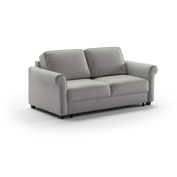 Safavieh Charleston Queen Loveseat Sleeper - Oliver 173 - 104/6 Walnut | Luonto Furniture - CHAR-CLV-OLIV/173-104/6-WA