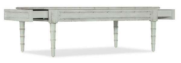 Safavieh Charleston Rectangle Cocktail Table - Blue | Hooker Furniture - 6750-80310-40