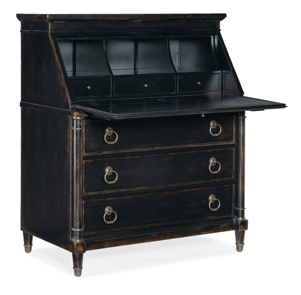 Safavieh Charleston Secretary - Black | Hooker Furniture - 6750-10309-97