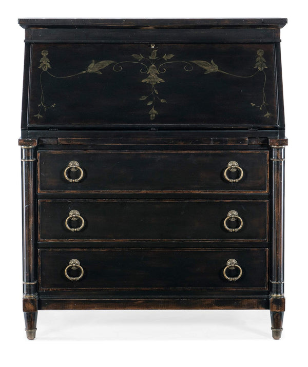 Safavieh Charleston Secretary - Black | Hooker Furniture - 6750-10309-97