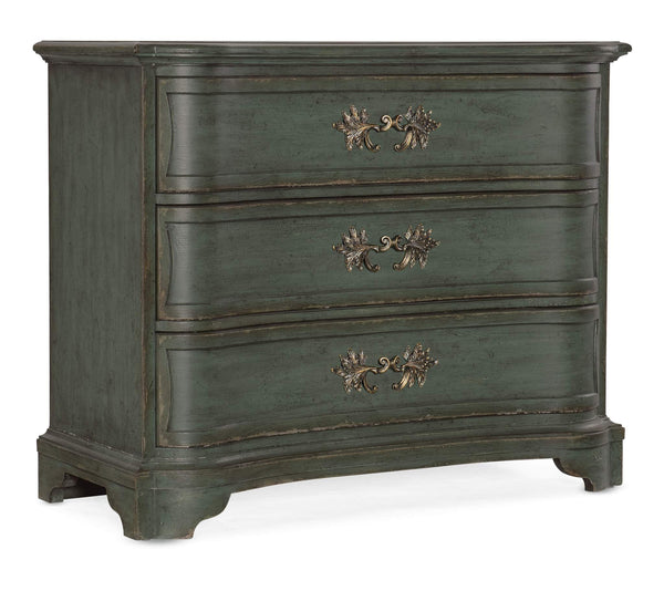safavieh Charleston Three-Drawer Accent Chest - Green | Hooker Furniture - 6750-85017-38