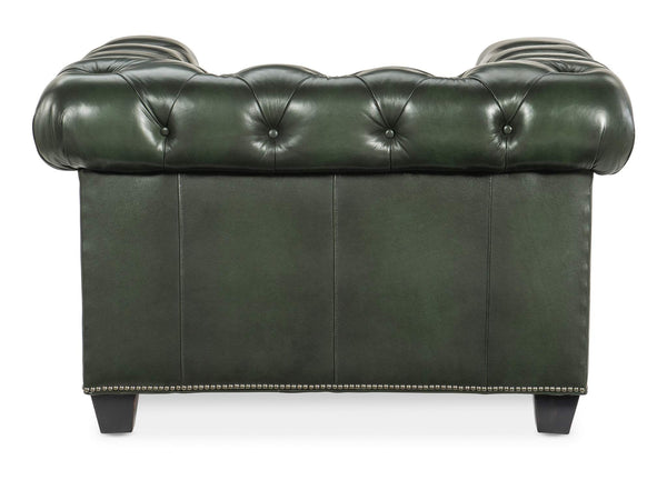 Safavieh Charleston Tufted Chair - Green | Hooker Furniture - SS198-01-029
