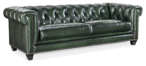 safavieh Charleston Tufted Sofa - Green | Hooker Furniture - SS198-03-029