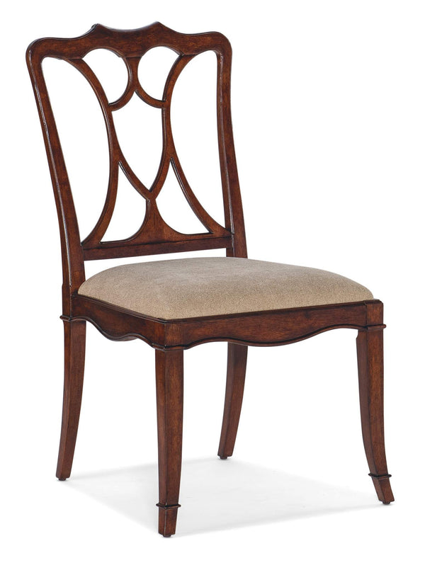 Safavieh Charleston Upholstered Seat Side Chair - Beige | Hooker Furniture - 6750-75310-85