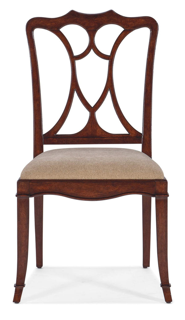 Safavieh Charleston Upholstered Seat Side Chair - Beige | Hooker Furniture - 6750-75310-85