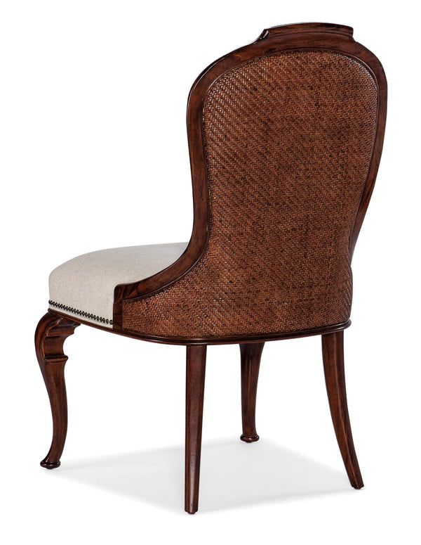 Safavieh Charleston Upholstered Side Chair - Beige | Hooker Furniture - 6750-75610-85
