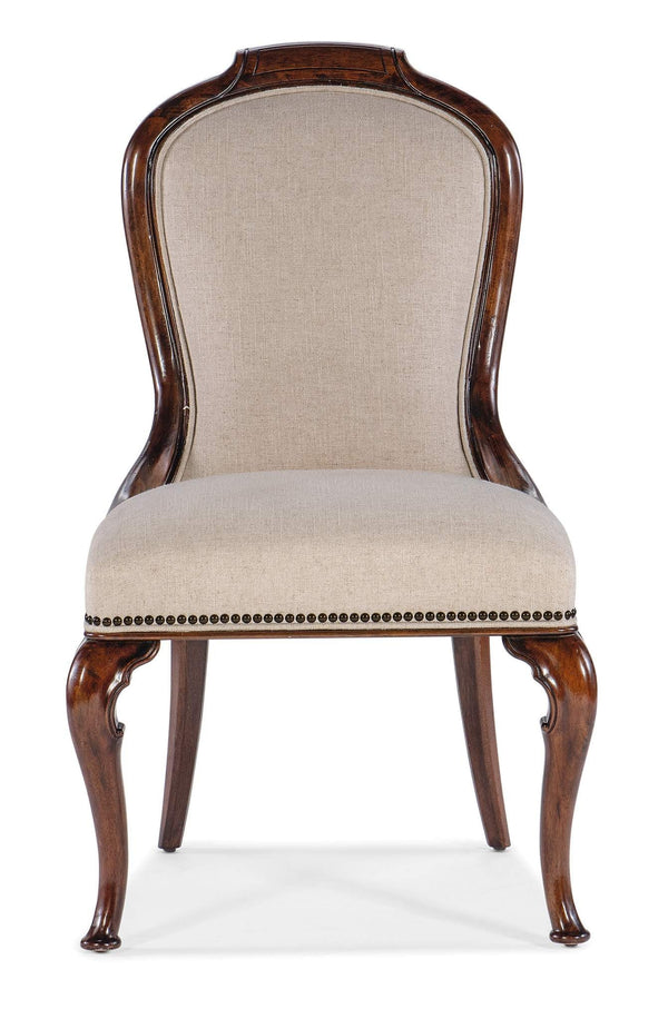 Safavieh Charleston Upholstered Side Chair - Beige | Hooker Furniture - 6750-75610-85