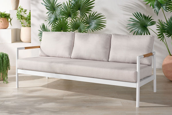 Safavieh Chryssa Aluminum Patio Sofa | Safavieh Couture - CPT4008