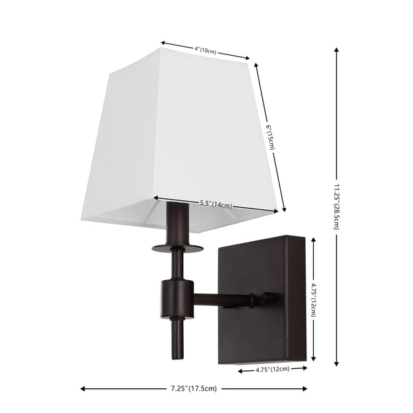 Safavieh Clauren 7.25 Inch Wall Sconce (Set Of 2) | Safavieh - SCN4122