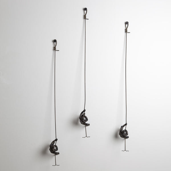 Safavieh Climbing Man-Wall Mounted-Bronze | Global Views - 8.80849