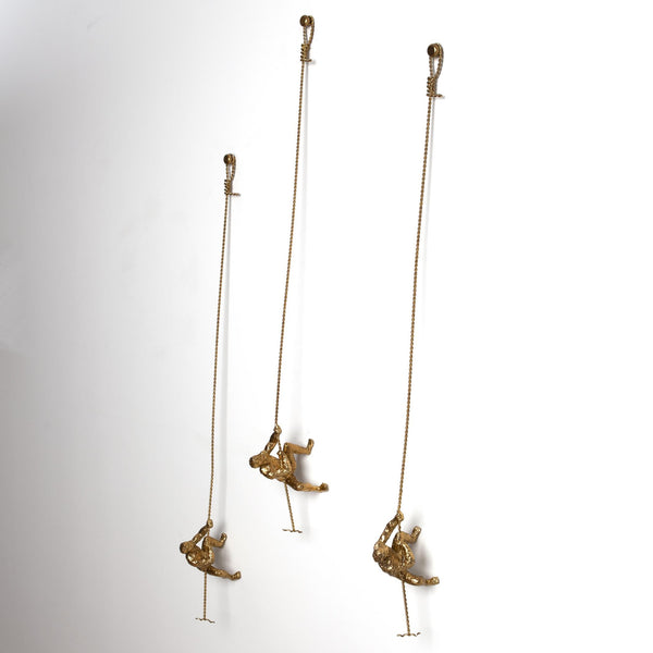Safavieh Climbing Man-Wall Mounted-Thai Gold Leaf | Global Views - 8.82428