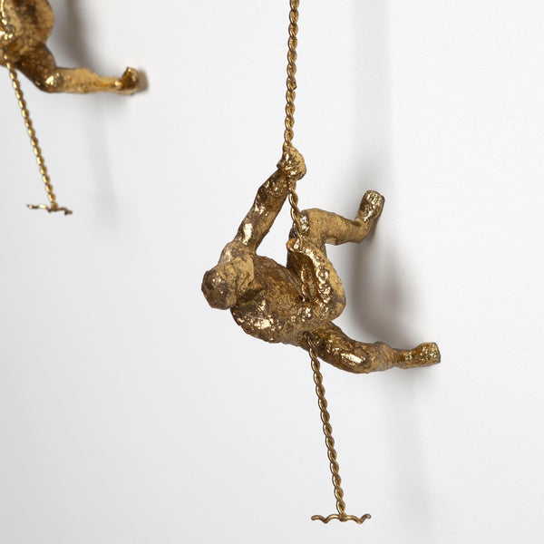 safavieh Climbing Man-Wall Mounted-Thai Gold Leaf | Global Views - 8.82428