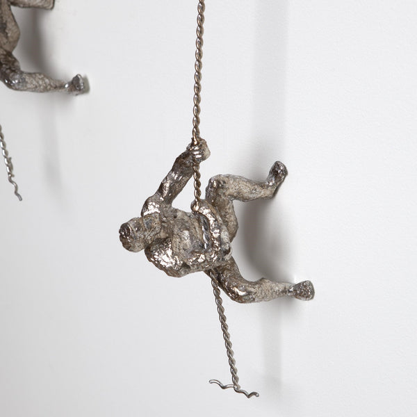 safavieh Climbing Man-Wall Mounted-Thai Silver Leaf | Global Views - 8.82429