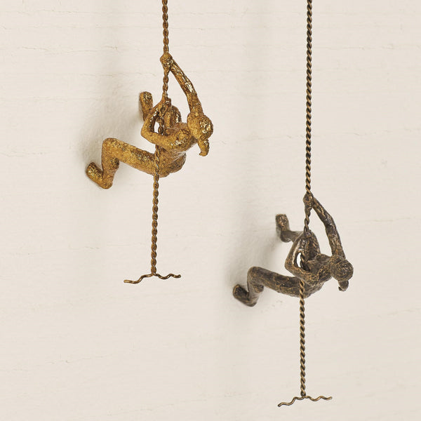 Safavieh Climbing Woman-Wall Mounted-Bronze | Global Views - 8.82565