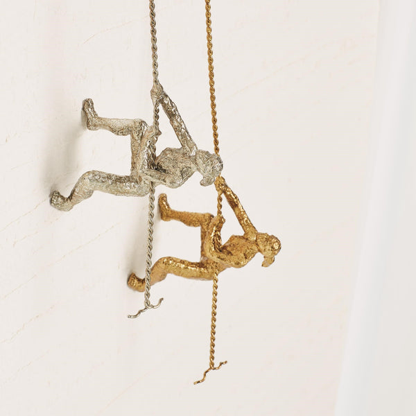 Safavieh Climbing Woman-Wall Mounted-Thai Silver Leaf | Global Views - 8.82567