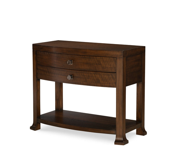 safavieh Cline Bowfront Nightstand - Brunette | Century Furniture - B1H-221