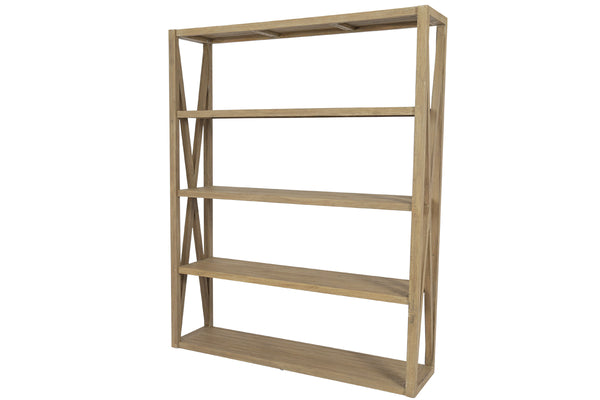 safavieh Coastal Teak X Bookcase | Sunset West - SW5501-XBK
