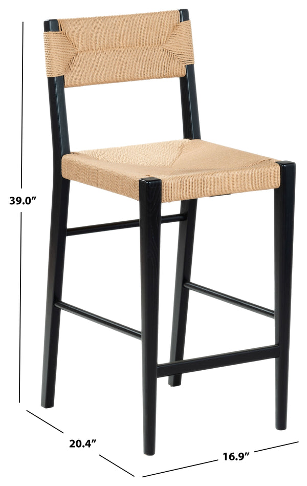 Safavieh Cody Rattan Counter Stool | Safavieh Couture - SFV4228