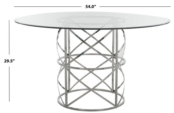 Safavieh Colbert 54" Round Dining Table | Safavieh Couture - DUP1003