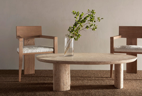 Safavieh Column Cocktail Table | McGuire Furniture - MCA1550