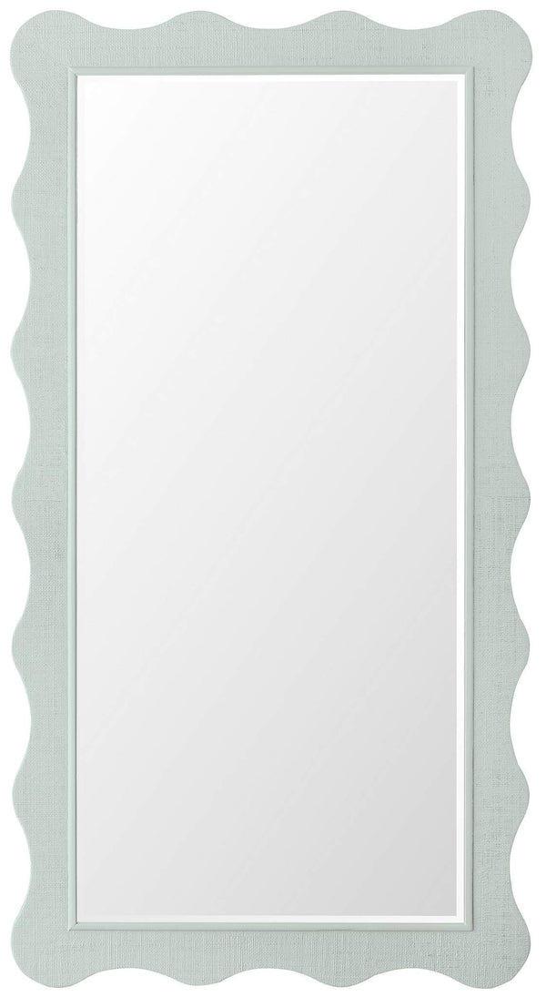 safavieh Commerce and Market Waverly Leaner Mirror - Blue | Hooker Furniture - 7228-50752-45