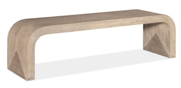 Safavieh Commerce & Market Bench - Light Wood | Hooker Furniture - 7228-50662-80