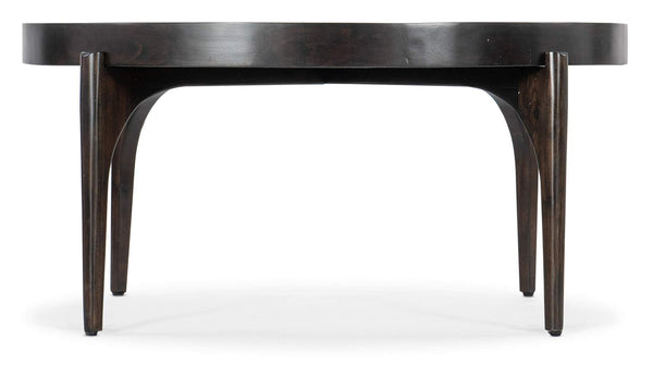 Safavieh Commerce & Market Round Cocktail Table - Dark Wood | Hooker Furniture - 7228-80105-89