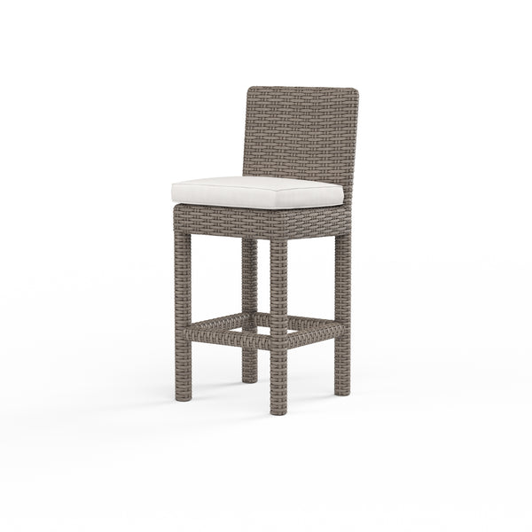 safavieh Coronado Counter Stool in Canvas Flax w/ Self Welt - Driftwood | Sunset West - SW2101-7C-FLAX-STKIT